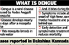 Sporadic cases of dengue in Puttur, Belthangady, Bantwal